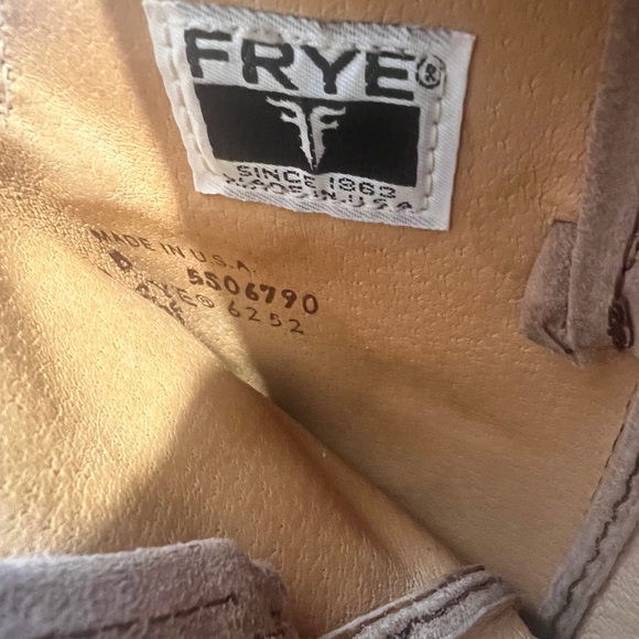 Frye Billy Cowboy Boot-  Tan Suede- Women’s size 8 - Picture 4 of 5